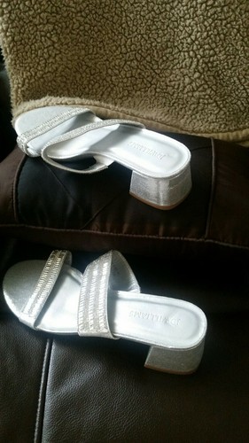 Brand new in bag slip on glitzy sandals size 11 wide fit | eBay