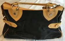 Valentina Mocha Brown Leather Large Purse Bag-nice