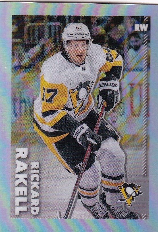 2022-23 Topps Chrome Refractor Sticker #385 Rickard Rakell /99 MADE