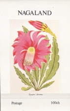 W NAGALAND ST 019A FLOWERS SOUVENIR SHEET
