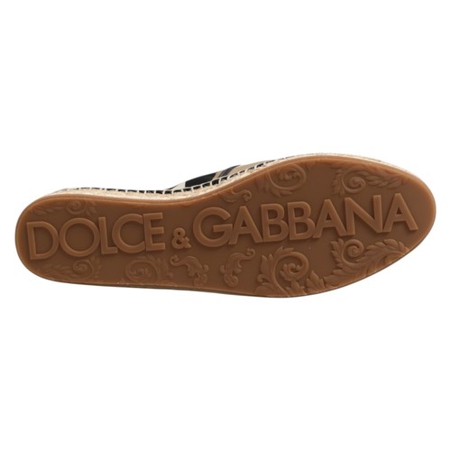 DOLCE & GABBANA Shoes Multicolor Stripes Canvas Flat Espadrille EU41 /US8 640usd - Picture 7 of 9