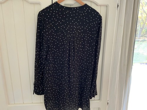 Saba Polka Dot Womens Blouse Sz 8 - Picture 3 of 4