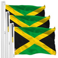 Jamaica Jamaican Flag 3x5FT 3-Pack 150D Printed Polyester By G128