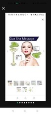 Jade Roller - Face Shaper, Guasha Tool for Face, Face roller, Spa Massage, Skin