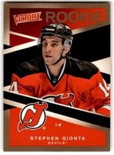 2010-11 Upper Deck Victory Gold Stephen Gionta Rookie #309 New Jersey Devils