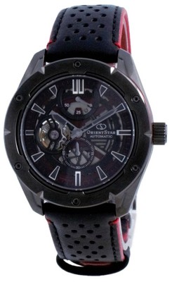 Orient Star Avant Garde Skeleton 24 Jewels Leather RE-AV0A03B00B 100M Mens Watch
