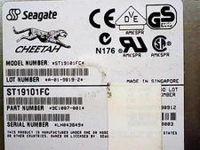 Seagate 9 9.1GB 10K Fibre Channel 3.5 ST19101FC Internal Hard Drive