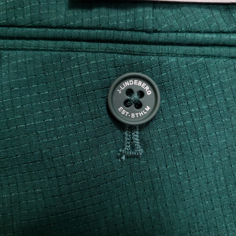 NEW J LINDEBERG Golf Pants 32x32 High Vent Stretch Masters Green Performance - Image 4 of 4