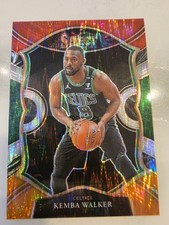 2020 Panini Select Kemba Walker Red White Orange Flash Prizm All Star 38 MINT