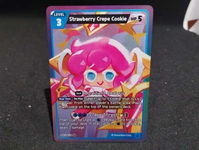 Strawberry Crepe BS3-076 SR Age of Heroes and Kingdoms Cookie run NM