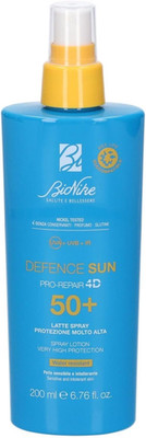 Bionike Defence Sun - Sonnenspray Milch LSF 50+, für empfindliche und intolerante Haut