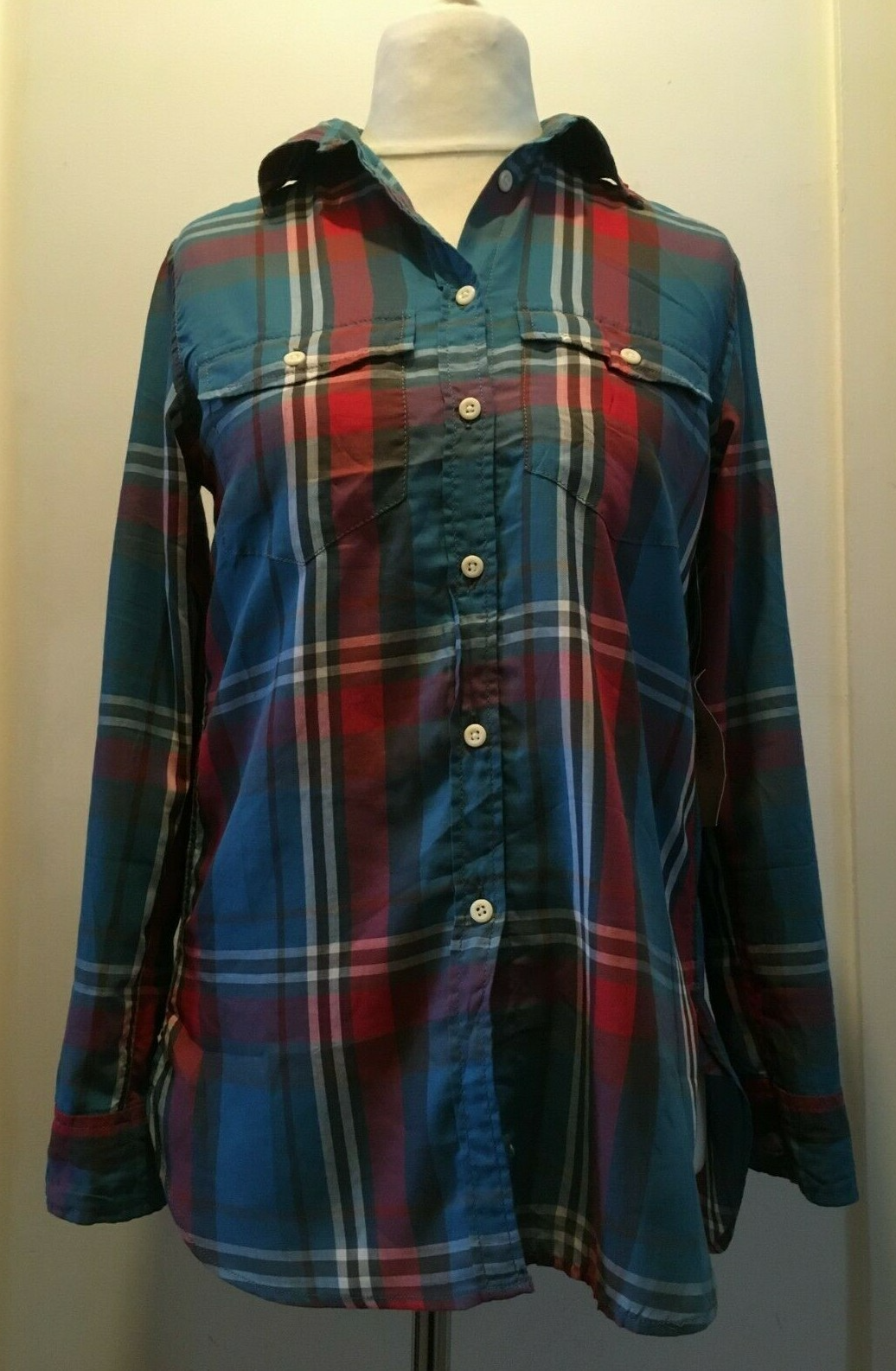 Ralph Lauren Denim & Supply Long Sleeve Shirt Size XS BNWT RRP £80 Stetson Plaid
