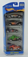 Hot Wheels Hot Rods 50072 5 Gift Pack 34 ford fiat 500C lakester Roadster NEW