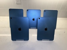 Lot of 5 or Single Apple iPad 11th Gen 128GB Unlocked Blue A Mint 100 Battery