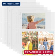 Aegero 50 Pack 4 x 6 Photo Sleeves for 3 Ring Binder 300 Pictures , Heavy-Duty A