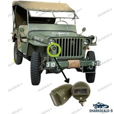 Willys Jeep Blackout Marker Light Pair Eye Position Lamps
