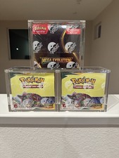 Pokemon Magnetic Booster Box Acrylic Case 99 UV Protection Pok mon Display Case
