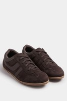Yours Curve Women's Retro Stripe Trainers In Extra Wide EEE Fit