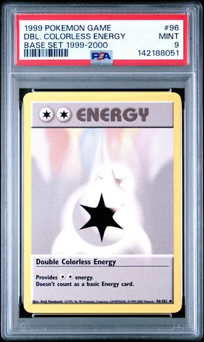 Double Colorless Energy graded PSA 9 for sale on eBay