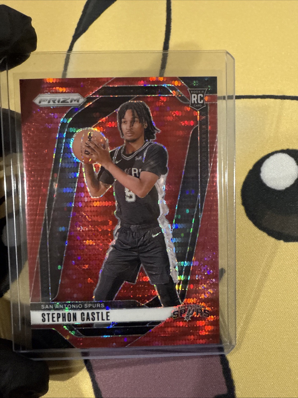 🔥Stephon Castle 2024-2025 Red Puslar #72/75 Panini Prizm No.234 RC Rookie .SSP