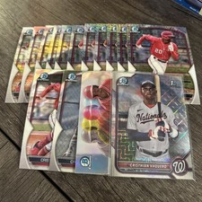 2022/23 Bowman Chrome Prospects Cristhian Vaquero  Lot Of 15 Cards Lot