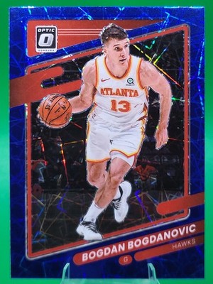 2021-22 Panini Donruss Optic - Bogdan Bogdanovic #32 - Blue Velocity Prizm