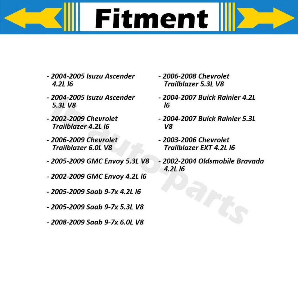 Dorman Parking Brake Cable Rear 2x For 2008 2009 Saab 9-7x 6.0L - Image 2 of 4