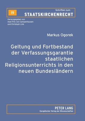 Link - Geltung und Fortbestand der Verfassungsgarantie staatlichen Rel - X555z