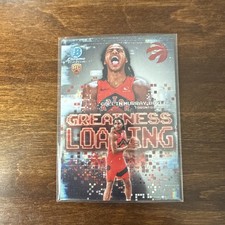 2025-26 Bowman #GL-9 Collin Murray-Boyles Greatness Loading Toronto Raptors