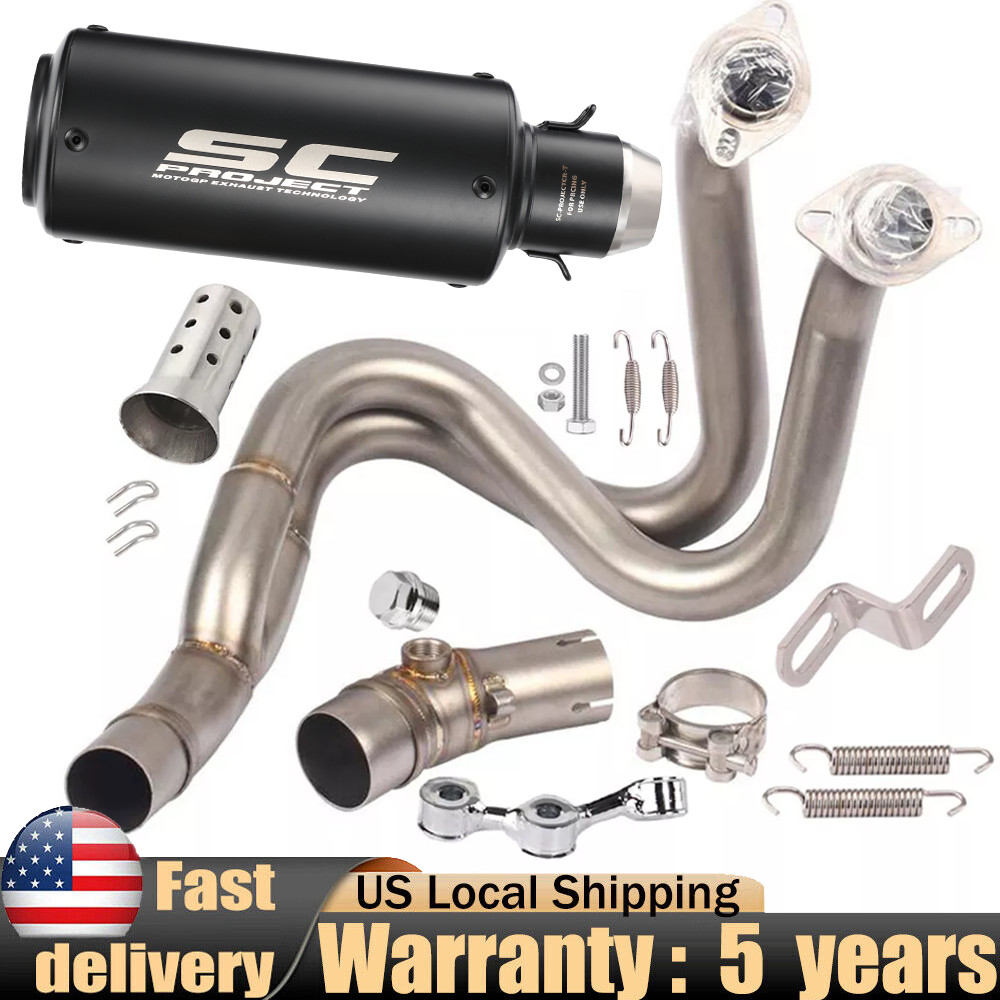For Kawasaki Ninja 650 Z650 2012-2023 Full System Exhaust Tips Header Pipe 51mm