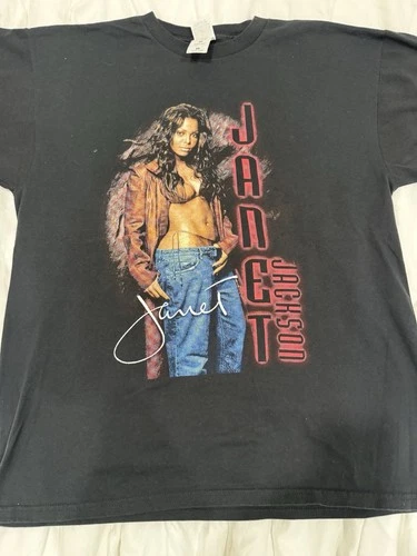 Janet Jackson All For You Tour T-Shirt Size XL 2000s vintage concert t-shirt, vintage, size XL, single stitch, B+ condition
