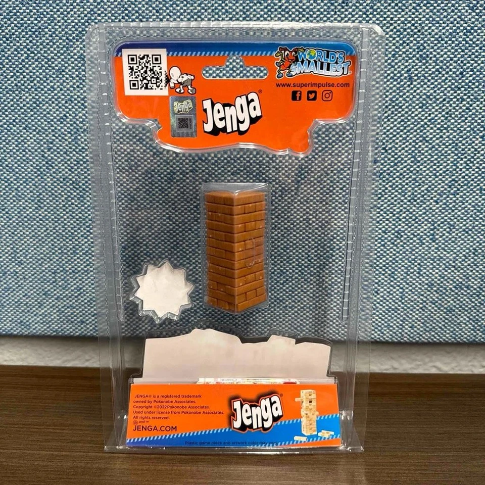 New World's Smallest JENGA Block Tower Stacking Game Under 2.5" & 39 Pieces! - Image 2 of 4