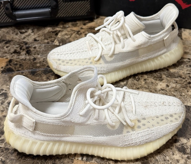adidas Yeezy Boost 350 V2 Bone White Men’s Low Top Sneaker Lace-Up H06316