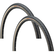 Pack of 2 Kenda Kwest Tire 700 x 38 Clincher Wire Black/Tan Road Bike