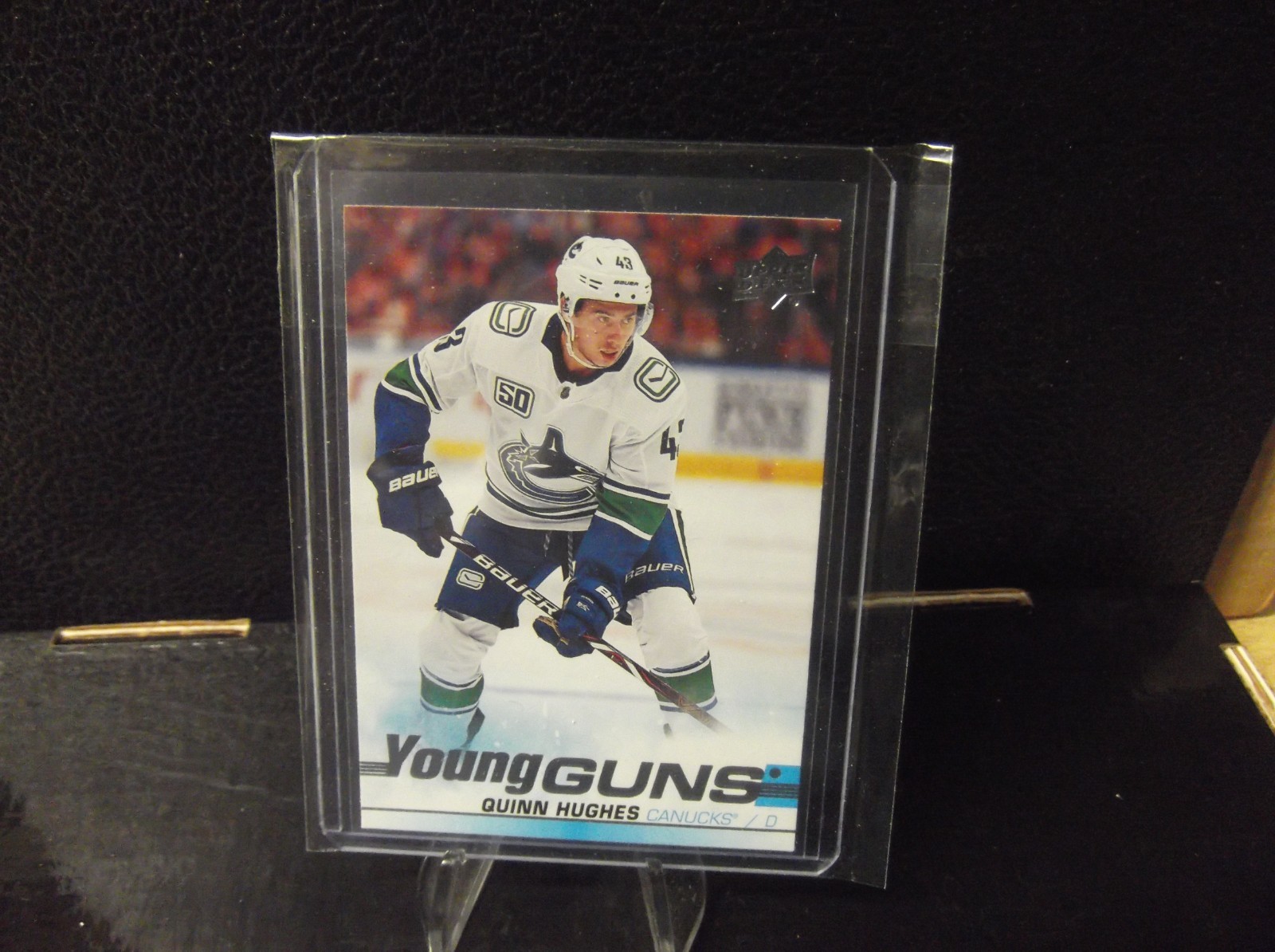 2019-20 UPPER DECK HOCKEY YOUNG GUNS RC #249 QUINN HUGHES CANUCKS