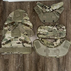 Multicam Body Armor Vest Accessories Lot ,with Soft Armor Inserts #3