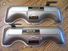 1962 Chevy Impala SS Bel Air 409/409 Remanufactured Dripper Valve Covers 4 speed
