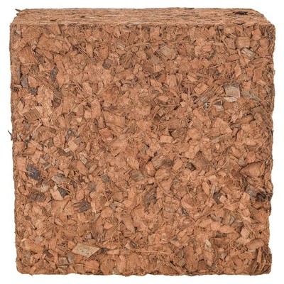10 Lbs. Organic Coconut Coir Chip Block Soilless Grow Media Soil Amendment
