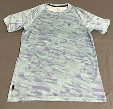 Spyder Rash Guard Mens Small S UPF 30 Short Sleeve Surf Shirt