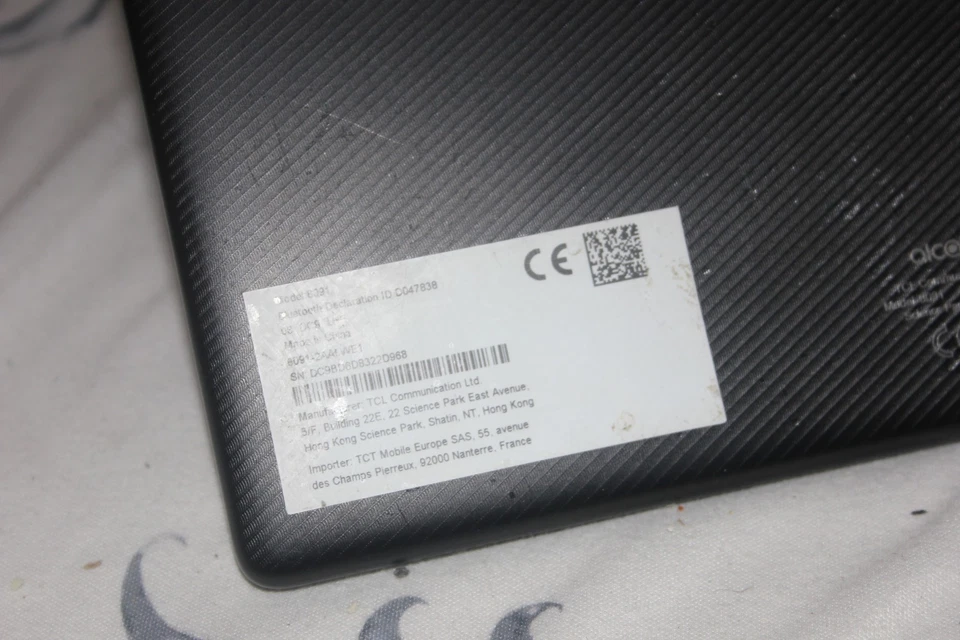 Android Tablet Alcatel 1T Modell: 8091 WiFi 16GB 10,1 Zoll Schwarz Touchscreen - Bild 3 von 4