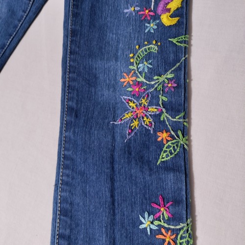 Kinder Place Mädchen Skinny Jeans Größe 6T bestickt verstellbar - Bild 6 von 21