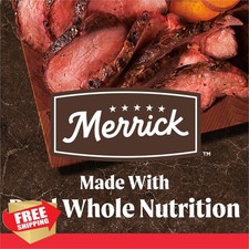 Merrick Grain Free Dry Dog Food Beef Bison Sweet Potato 10 lb