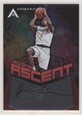 2017-18 Panini Ascension Rookie Ascent Red 25/75 Jawun Evans #ASC-JAW Auto 7m3