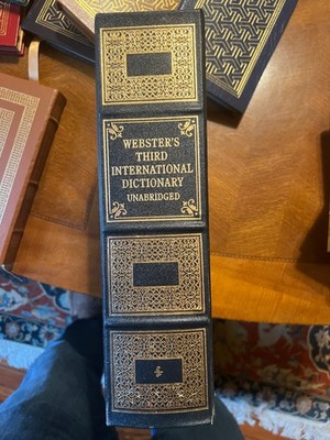Webster's Third New International Dictionary - Unabridged  Easton Press