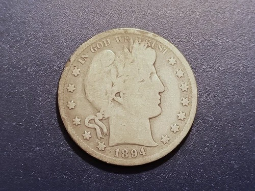 Good+ 1894-P Barber Half Dollar