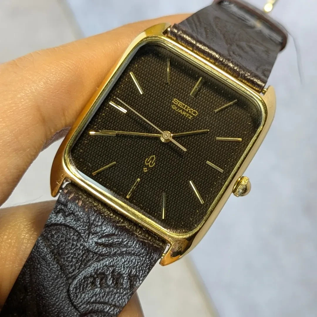 Rare Seiko Rectangular Textured Dial Ref. 7830-50… - image 3