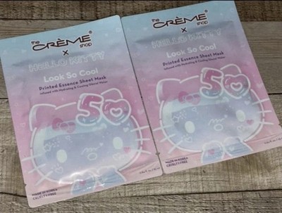 The Crème Shop x Hello Kitty Look So Cool Hydrating Glacial Water Mask 2pk