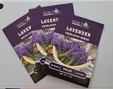 NatureZ Edge1500 English Lavender Seeds for Planting 3 PACKS