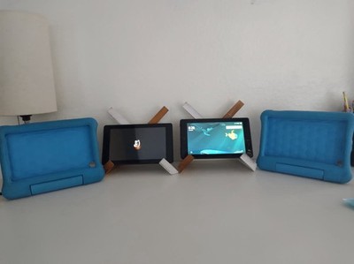 TWO Amazon Fire 7 Kids Edition (9th Generation) 16GB, Wi-Fi   