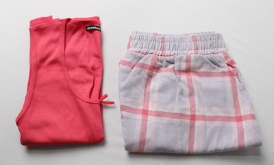 Threadbare Women's Sienna Check Short Pyjama Set BL1 Pink Check US: 10 UK: 14
